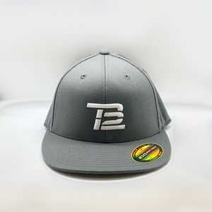 Tb2 Tom Brady Gray Flexfit Hat 